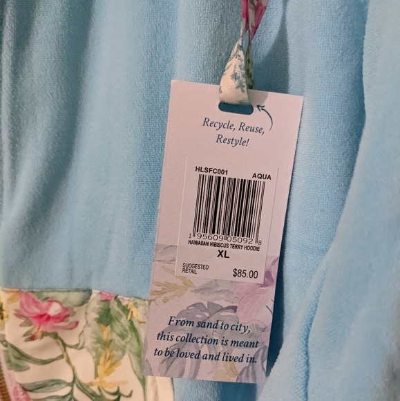 LSF X HURLEY - HAWAIIAN HIBISCUS TERRY ZIP UP HOODIE - Picture 10 of 12